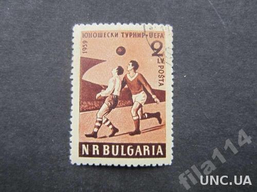марка Болгария 1959 футбол
