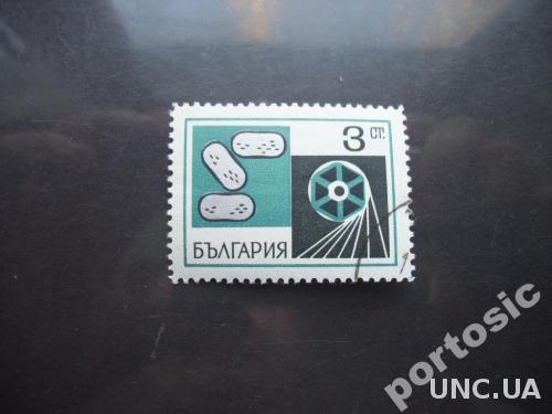 марка Болгария 1969 шелководство
