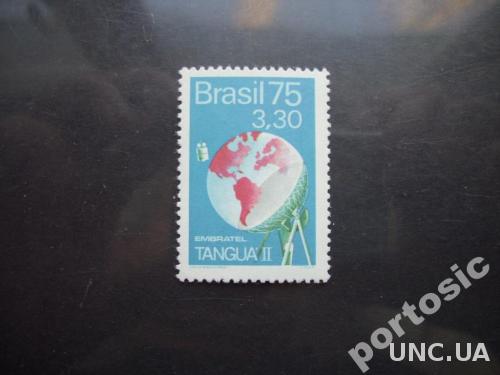 марка Бразилия 1975 карта MNH
