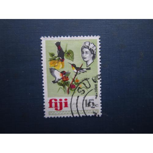 Марка Фіджі 1969 фауна сонячні птахи гаш КЦ 6 $