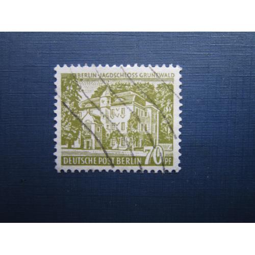 Марка Германия Западный Берлин 1953 архитектура 70 пф гаш КЦ 34 $