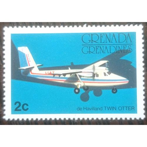 Марка Гренада и Гренадины транспорт самолёт MNH