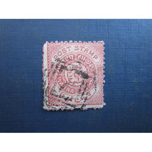 Марка Хайдарабад Індія 1871 стандарт 1/2 анна гаш