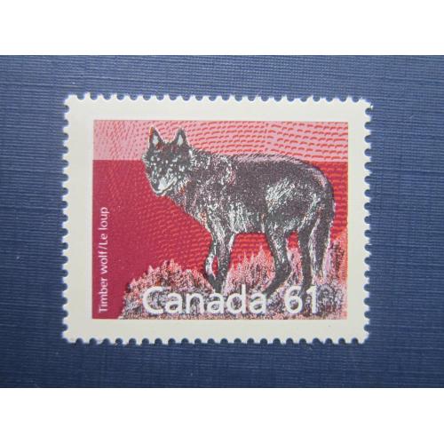 Марка Канада 1990 фауна волк MNH КЦ 1.6 $