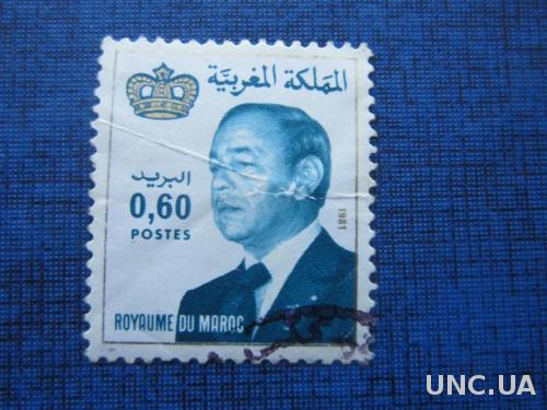 Марка Марокко 1981 стандарт король гаш
