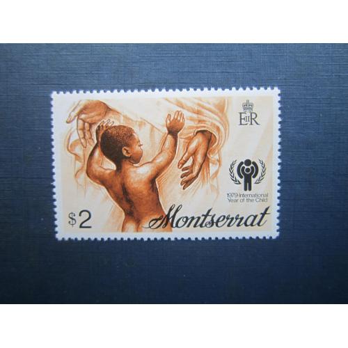 Марка Монсеррат 1979 рік дитини дитинство дитина MNH
