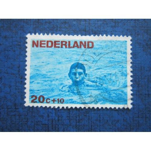 Марка Нидерланды спорт плавание гаш
