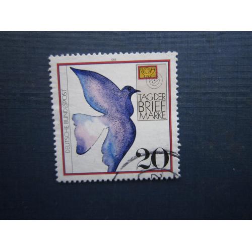 Марка Німеччина ФРН 1988 фауна птах гаш