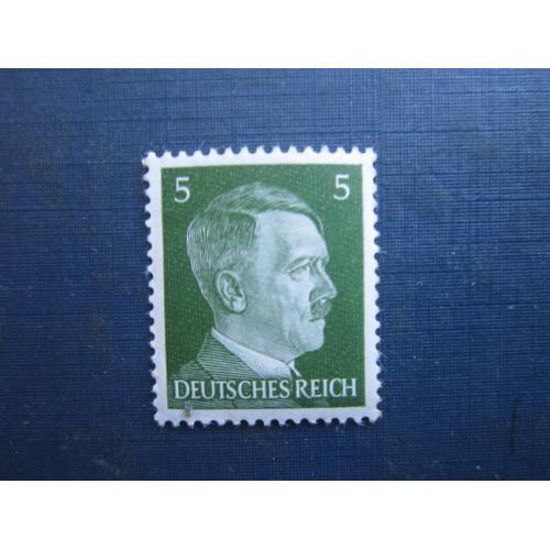 Марка Німеччина Рейх 1941 стандарт Гітлер 5 пф MNH