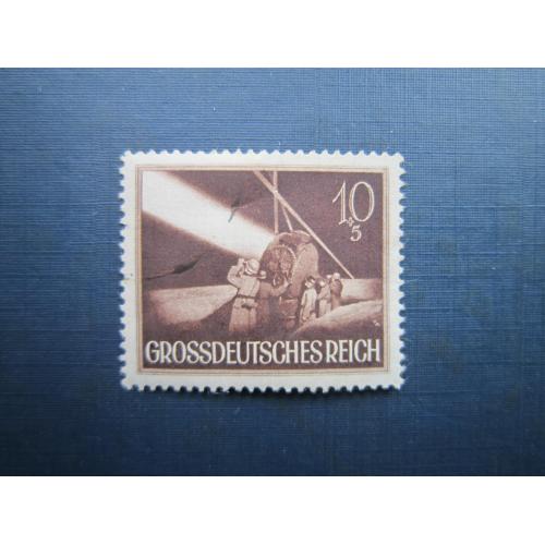 Марка Німеччина Рейх 1944 пам'яти героїв ППО 10+5 пф гаш