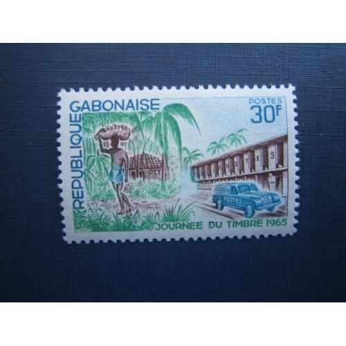 Марка полная серия Габон 1965 почта транспорт автомобиль MNH