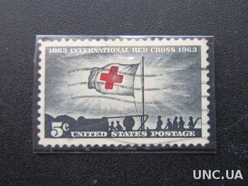 марка США 1963 Красный Крест
