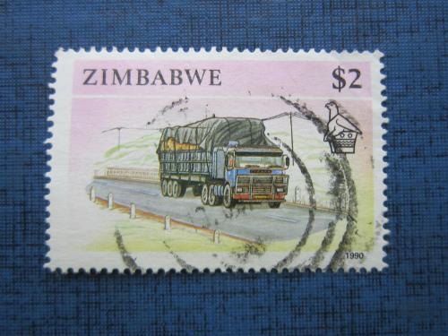 Марка Зимбабве 1990 транспорт автомобиль грузовик фура гаш