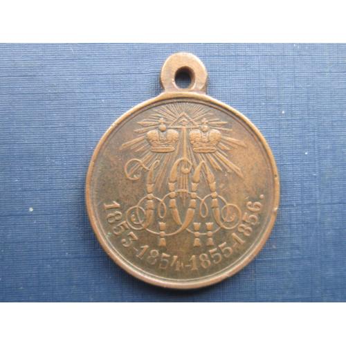 Медаль рашка Крымская война 1853-1854-1855-1856 Николай I Александр II состояние оригинал