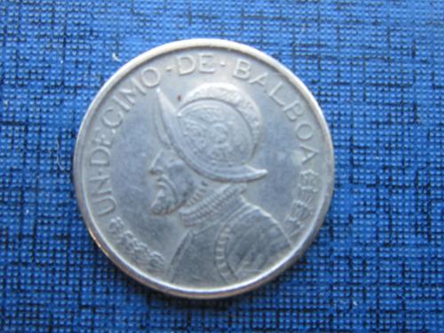 Монета 1/10 бальбоа Панама 2008