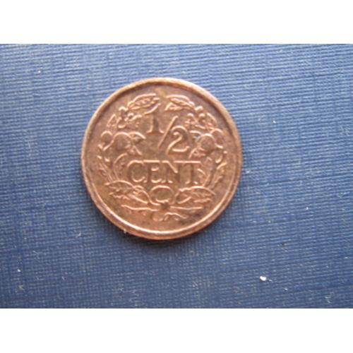 Монета 1/2 цента Нидерланды 1915