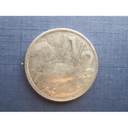 Монета 1/2 дирхама Марокко 2011 (1432) фауна рыбы