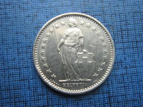 Монета 1/2 франка Швейцария 1978