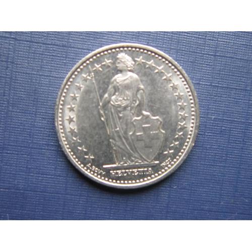 Монета 1/2 франка Швейцария 2010