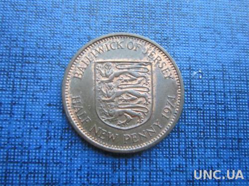 монета 1/2 пенни Джерси 1971
