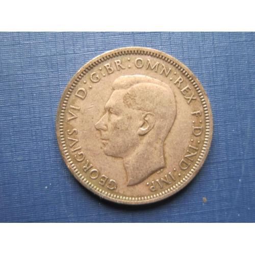 Монета 1/2 пенни Великобритания 1938 корабль парусник