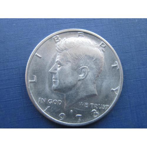 Монета 1/2 пол доллара 50 центов США 1973