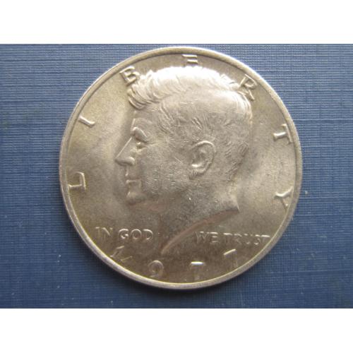 Монета 1/2 пол доллара 50 центов США 1977