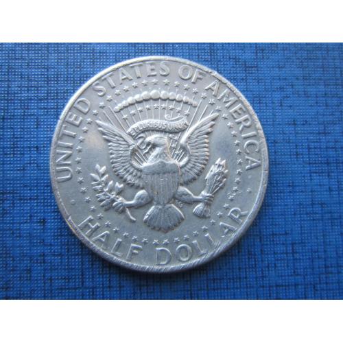 Монета 1/2 пол доллара США 1971 без букв