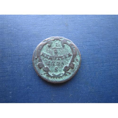 Монета 1/2 пол крейцера Австрия 1774 Иосиф II красивая патина №2