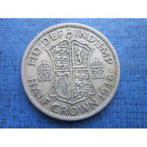 Монета 1/2 пол кроны Великобритания 1948