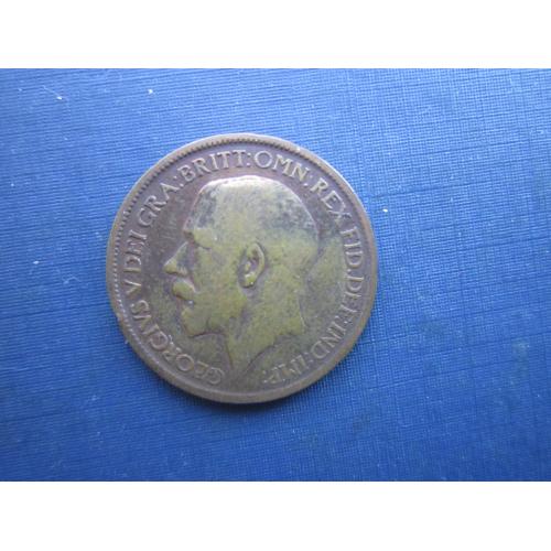Монета 1/2 пол пенни Великобритания 1921 Георг V