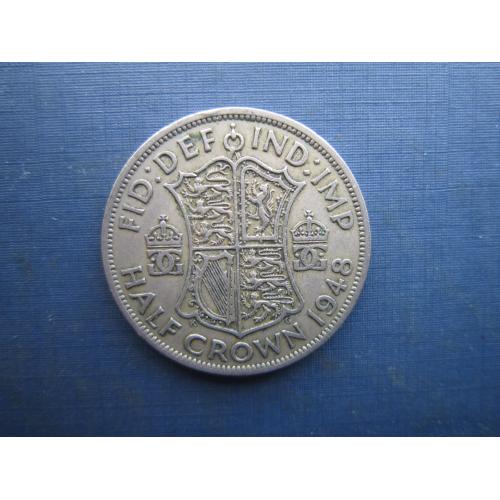 Монета 1/2 половина крони Великобританія 1948