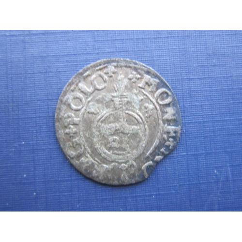 Монета 1/24 таллера 1.5 гроша Польша 1623 Сигизмунд III серебро состояние