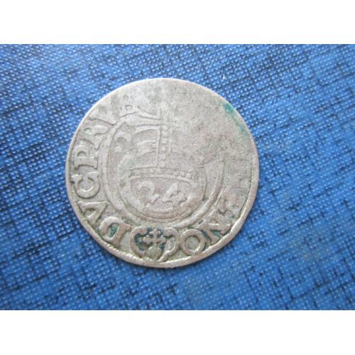 Монета 1/24 таллера драйпелькер Пруссия-Бранденбург 1623 Георг Вильгельм серебро нечастая
