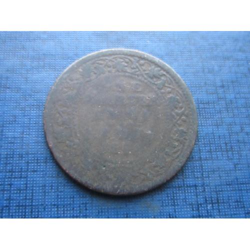 Монета 1/4 четверть анны Индия Британская 1904 ? как есть