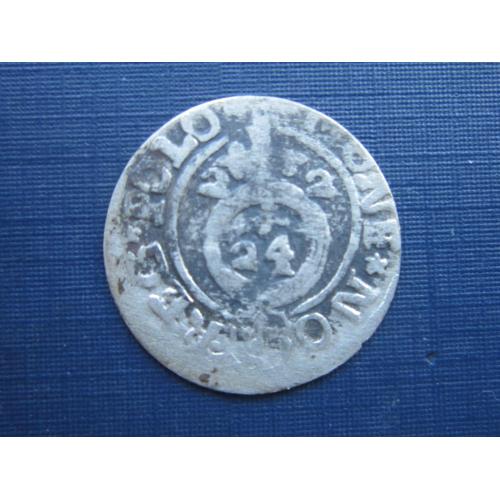 Монета 1.5 грошей полторак Польша 1622 Сигизмунд III серебро
