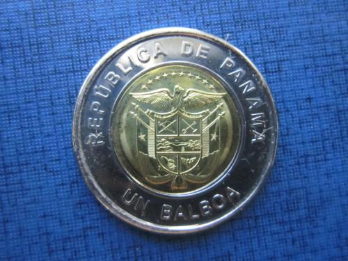 Монета 1 бальбоа Панама 2019 Церковь Святого Франциска Ассизского состояние