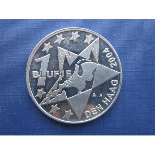 Монета 1 блуфье (2 евро) Нидерланды 2004