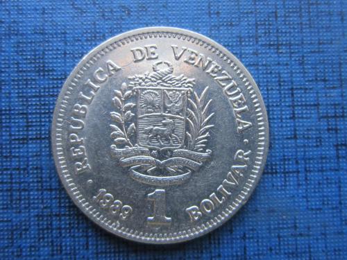 Монета 1 боливар Венесуэла 1989