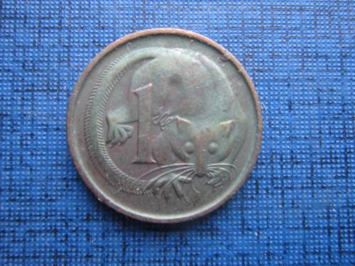 Монета 1 цент Австралия 1982 фауна