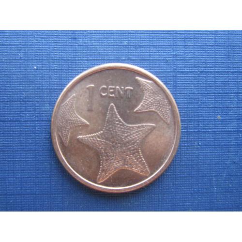 Монета 1 цент Багамские острова Багамы 2009 фауна морская звезда состояние