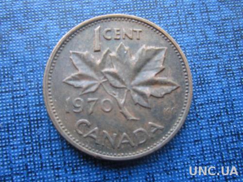 монета 1 цент Канада 1970
