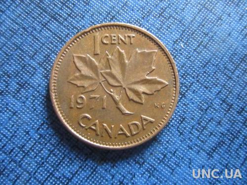 Монета 1 цент Канада 1971
