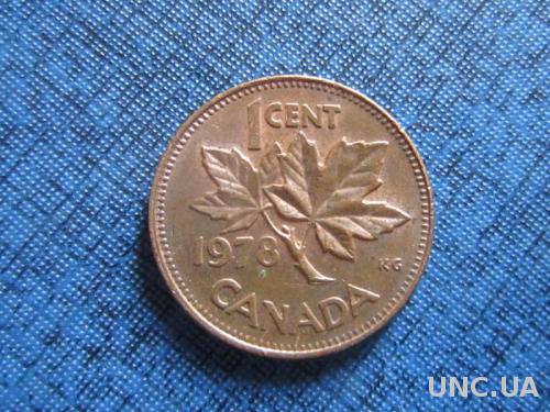Монета 1 цент Канада 1978
