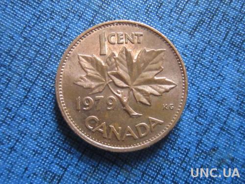 Монета 1 цент Канада 1979
