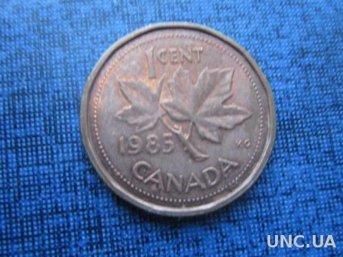 монета 1 цент Канада 1985
