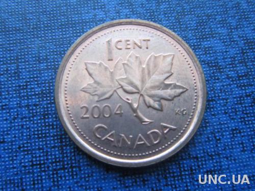 монета 1 цент Канада 2004
