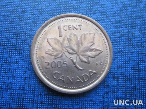 монета 1 цент Канада 2005

