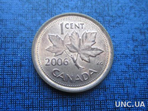 монета 1 цент Канада 2006
