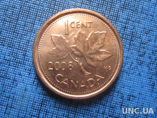 Монета 1 цент Канада 2008
